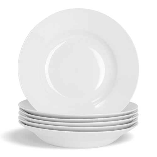 23cm White Soup Bowls - Pack of Six
