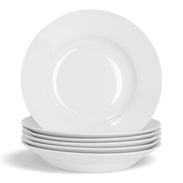 23cm White Soup Bowls - Pack of Six