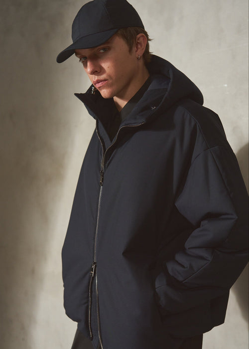AUTER HOODED PUFFER - Midnight - XL