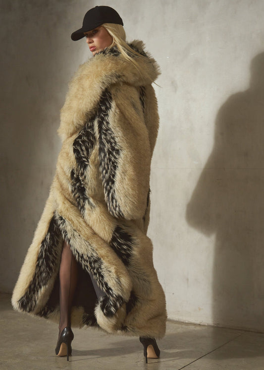 THE FOX COAT - Sand Noir - M/L