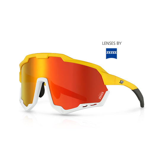 MORPHER CONVERTIBLE CYCLING GLASSES - ZEISS Lens / Yellow + Black（MP001Z）