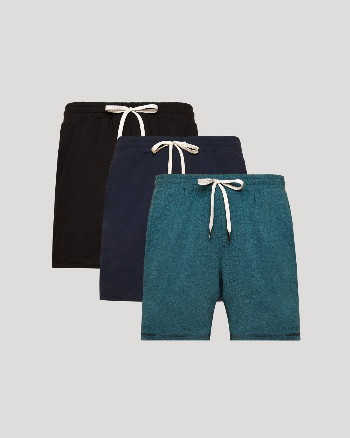 True Classic Active Comfort Shorts 3-Pack | Cotton Blend | Athletic Cut | Small