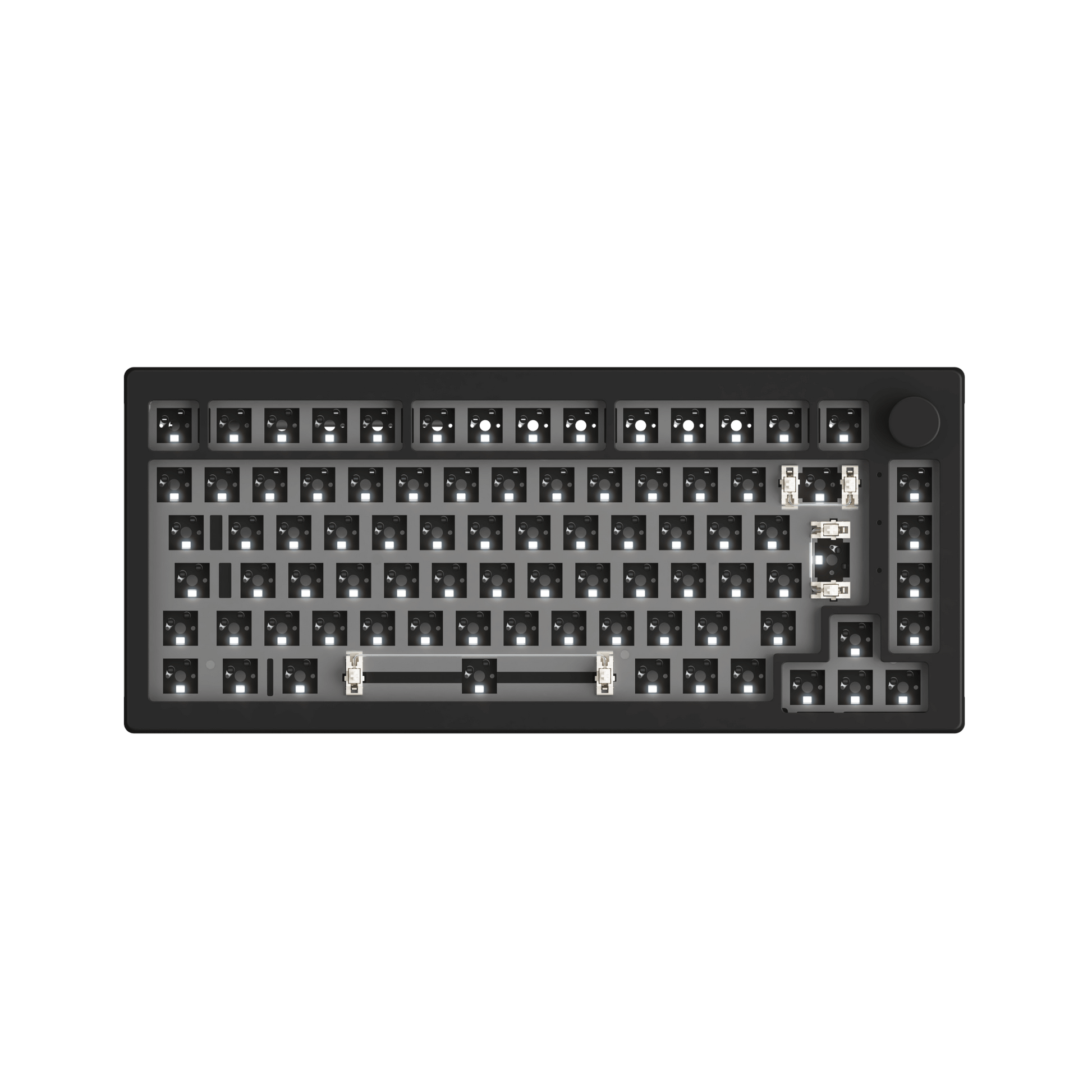 5075 VIA DIY Kit - 5075B(Wireless Tri-mode) / Dark Night- ISO / Default(CN) Warehouse