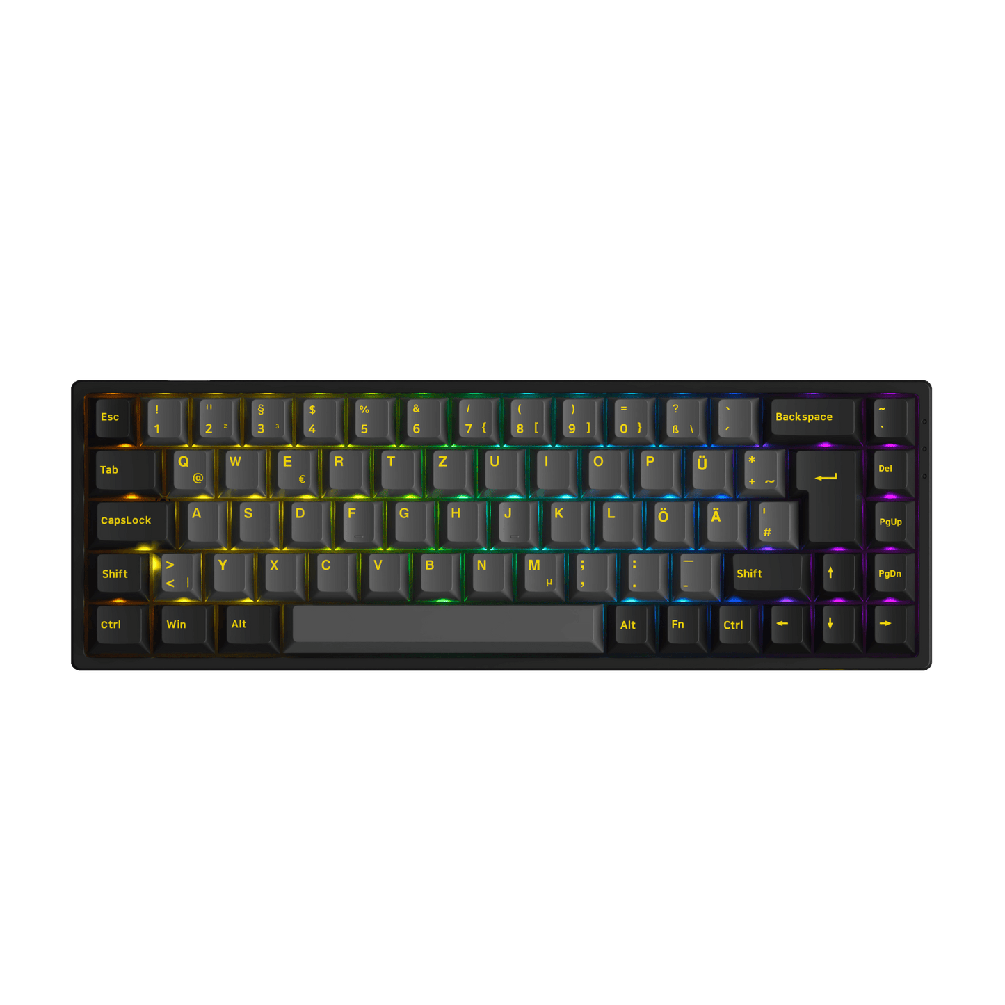 Black & Gold 3068B Plus ISO - ISO-DE / Akko V3 Cream Yellow Pro / Default(CN) Warehouse