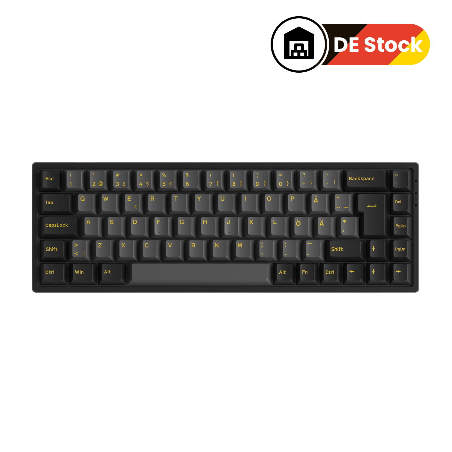Black & Gold 3068B Plus ISO - ISO-Nordic / Akko V3 Cream Yellow Pro / Germany(DE) Warehouse