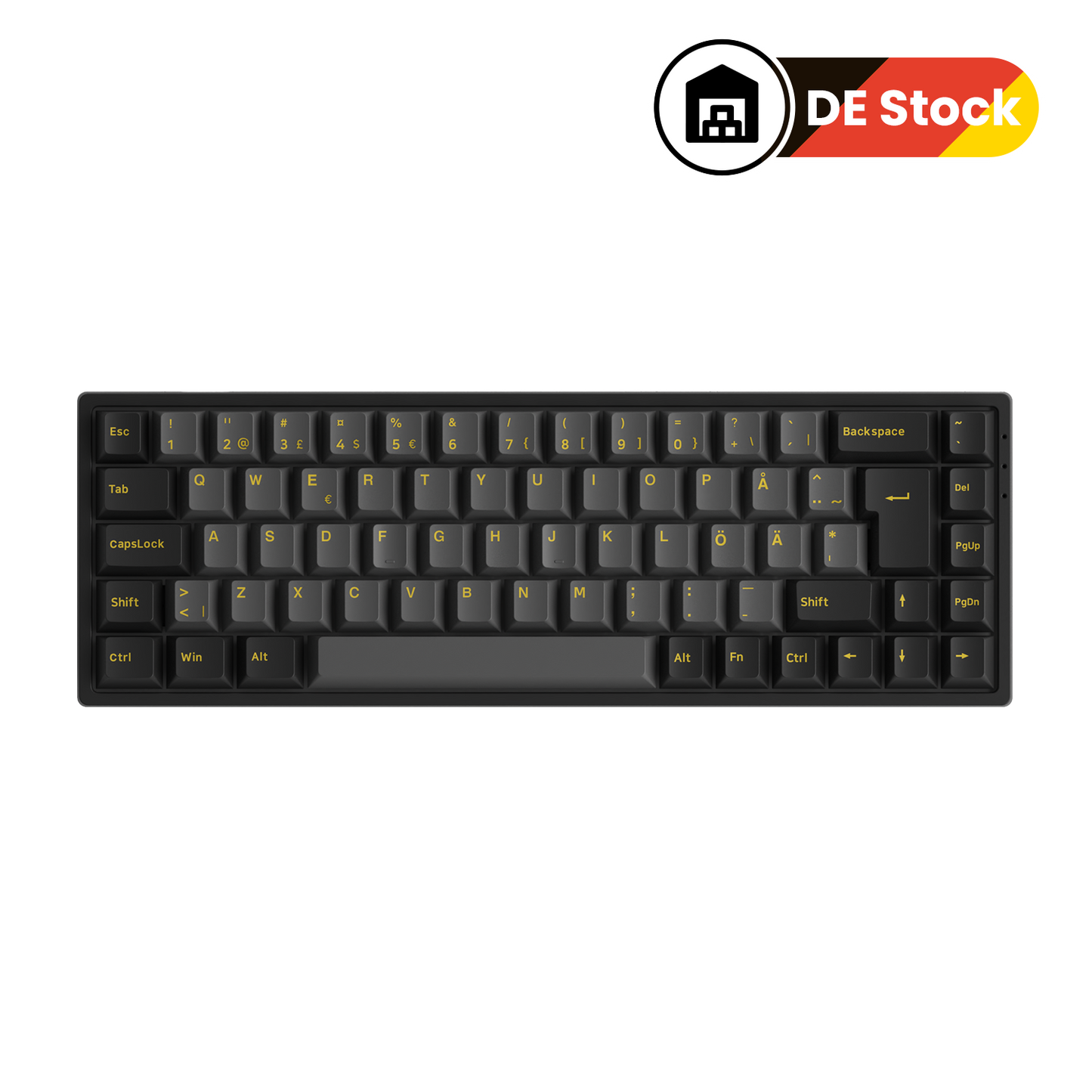 Black & Gold 3068B Plus ISO - ISO-Nordic / Akko CS Jelly Pink / Germany(DE) Warehouse