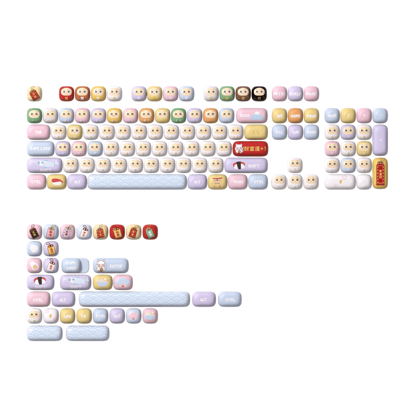 Good Luck Charm Keycap Set (138-key)