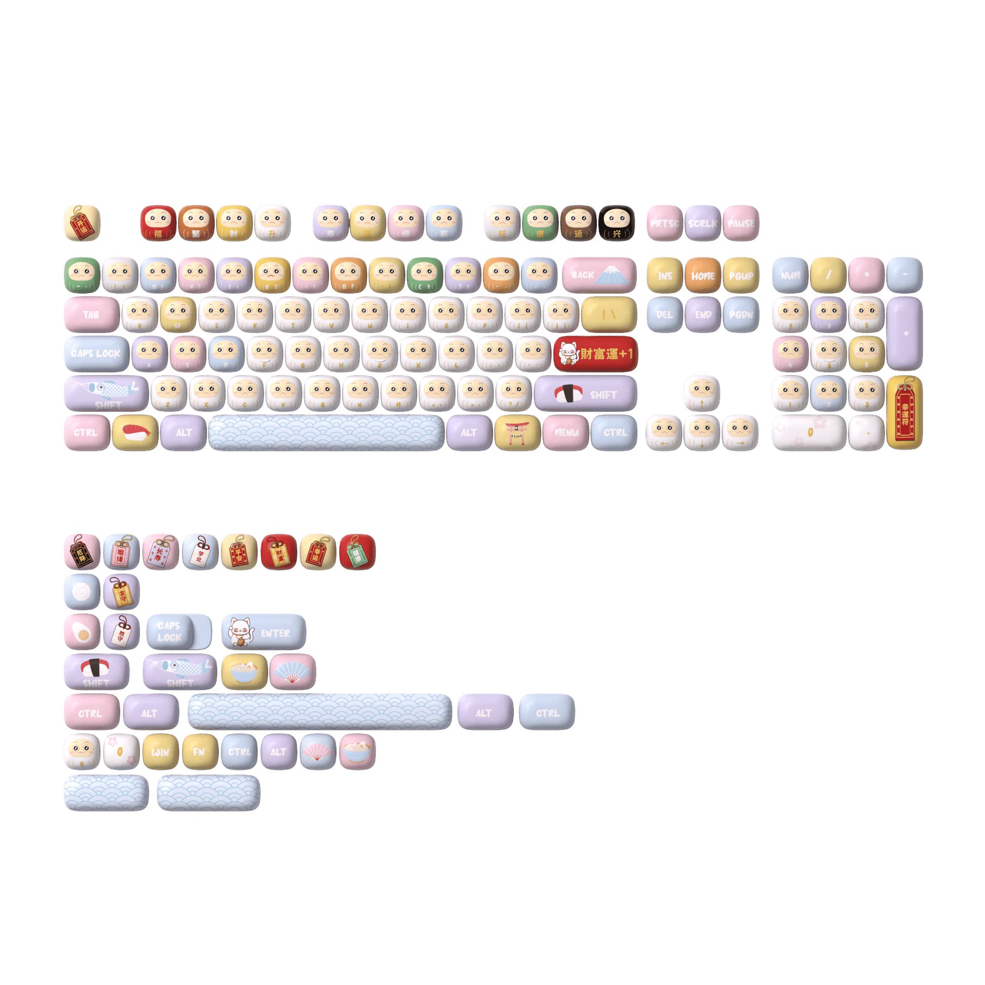Good Luck Charm Keycap Set (138-key)