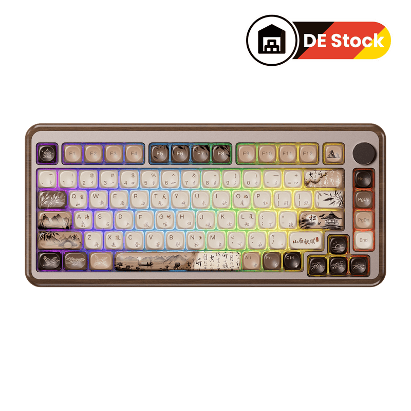 MU02 Mountain Seclusion Wooden Keyboard