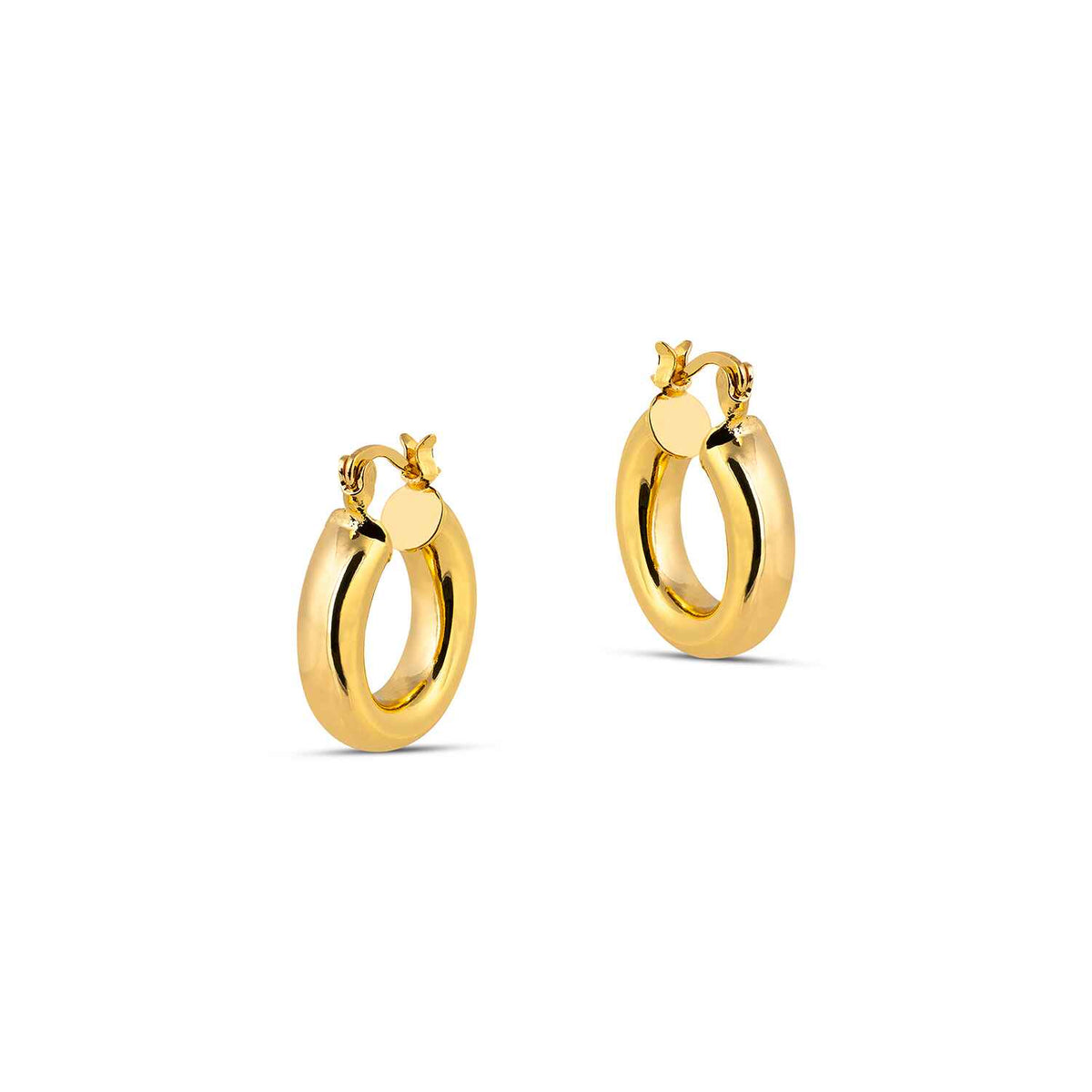 Lola Chubby Round Hoop Earrings