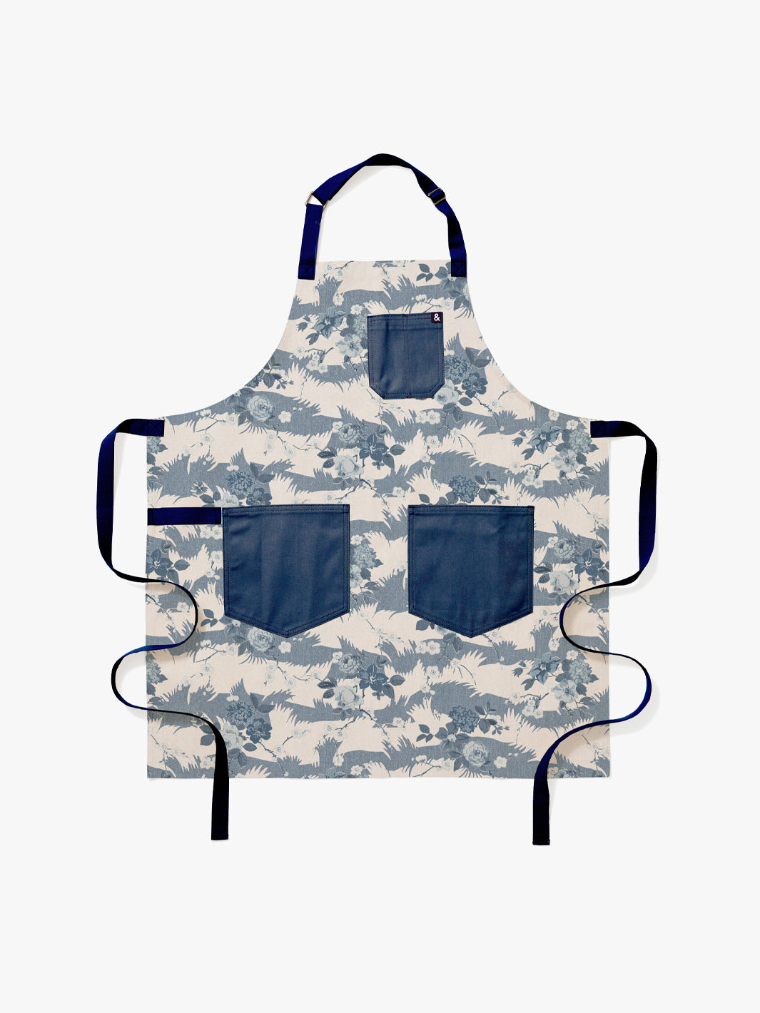 'Dora Chintz Apron by Nathan Turner x Hedley & Bennett - Blue