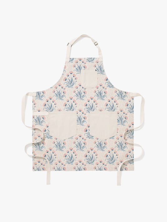 'Hillhouse Apron by Nathan Turner x Hedley & Bennett - Blue & Pink