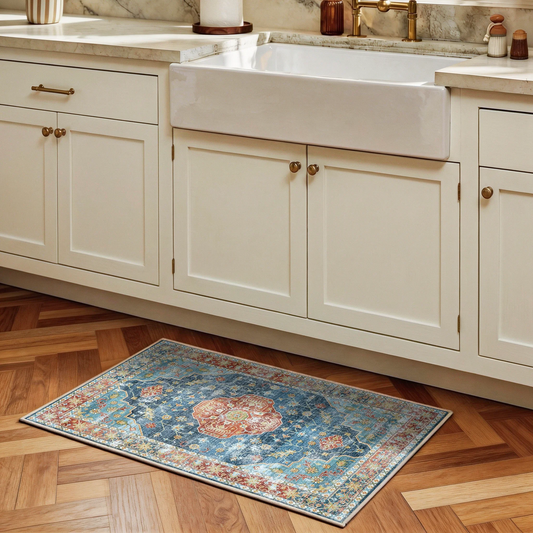 Avenza - Traditional Washable Small Rug - 60x90cm