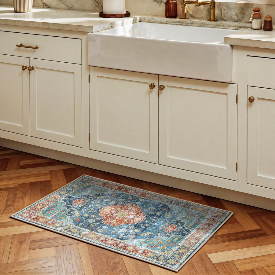 Avenza - Traditional Washable Small Rug - 60x90cm