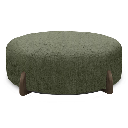 Axel Round Accent Footstool - Choice Of Fabrics & Legs