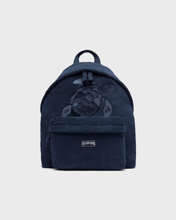 Vilebrequin - Unisex Terry Backpack Turtle - Bags - Byebye - Blue - Size OSFA