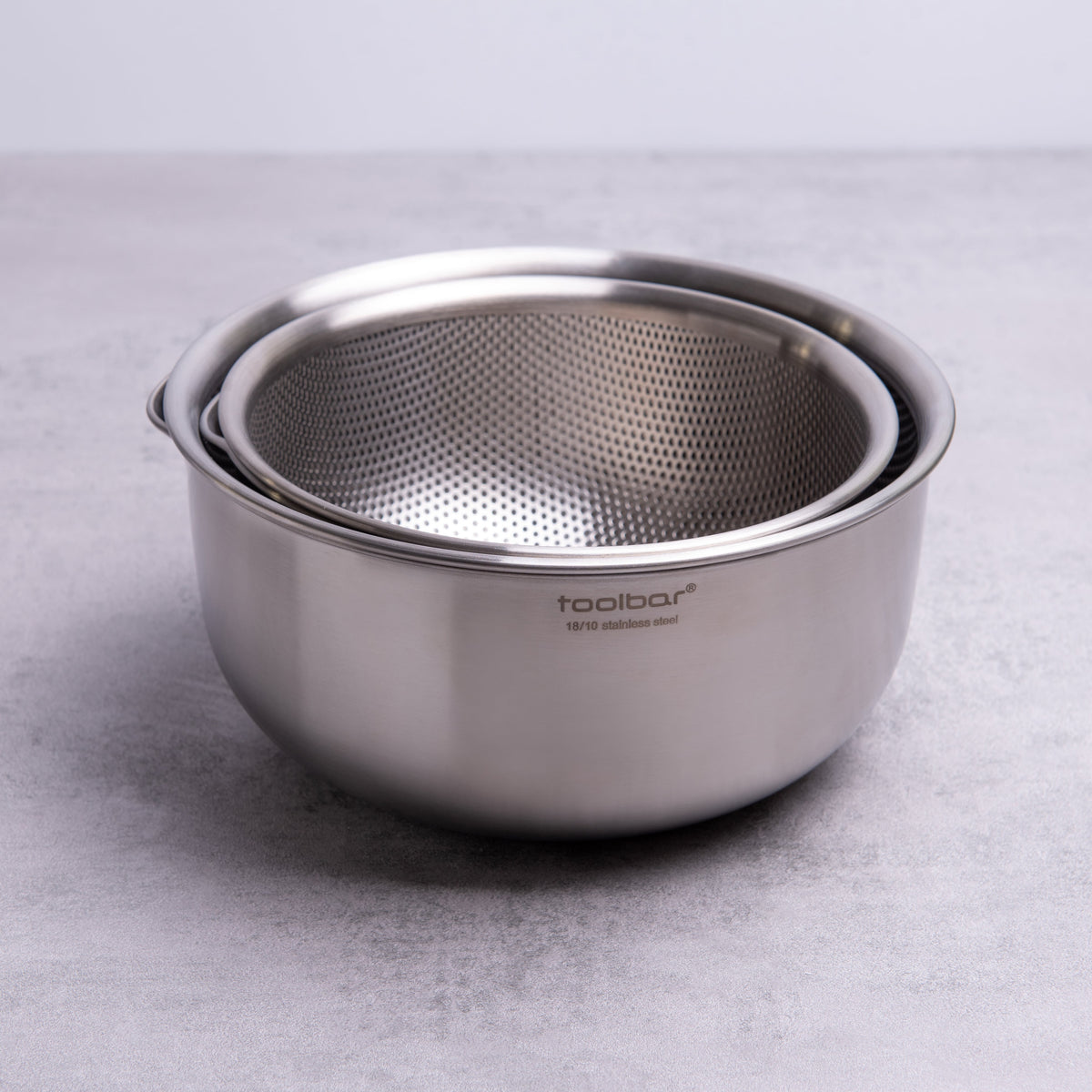 Toolbar Mixing Bowl & Colander Set, Various Sizes 21cm Set