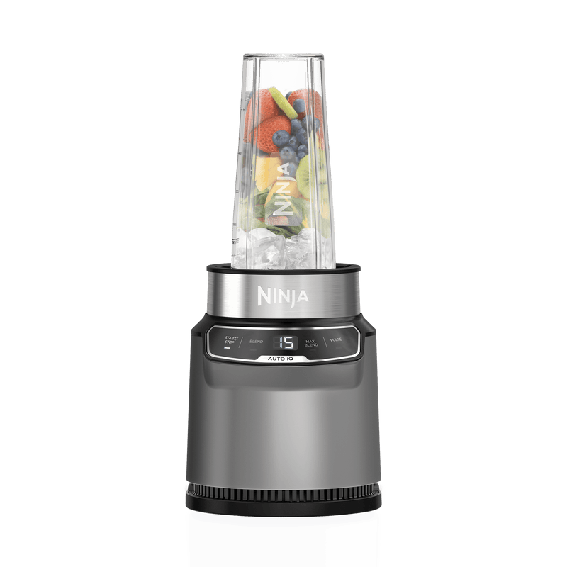 Ninja Blender & Smoothie Maker with Auto-IQ 2-in-1 - Dark Grey, BN500UK