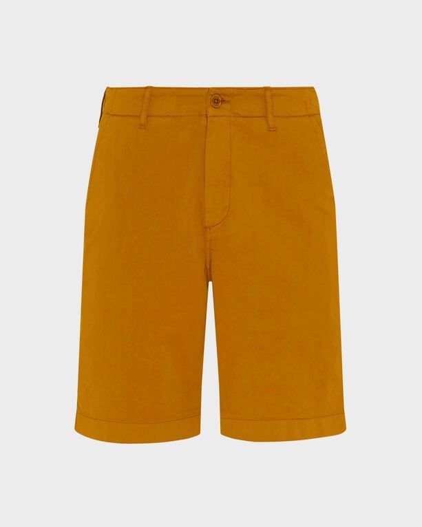 Vilebrequin - Men Satin Cotton Bermuda Shorts Solid - Bermuda - Belin - Brown - Size XXXL
