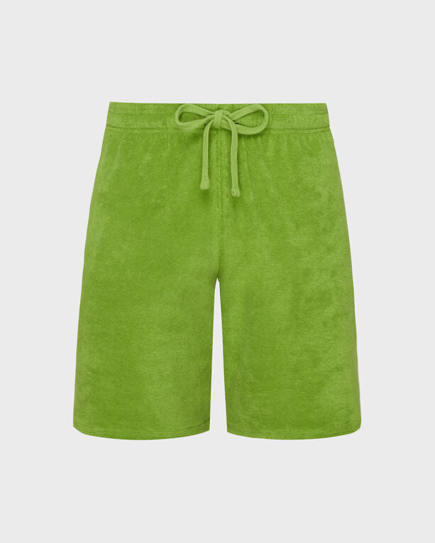 Vilebrequin - Terry Bermuda Shorts Solid - Bermuda - Bolide - Green - Size XXXL