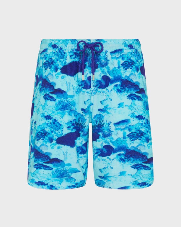Vilebrequin - Men Terry Bermuda Shorts Coral Reef - Bermuda - Bolide - Blue - Size XXXL