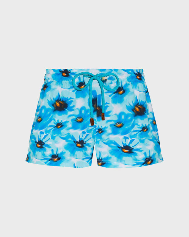 Vilebrequin - Women Stretch Swim Shorts Poppies - Shorty - Fabya - Blue - Size L