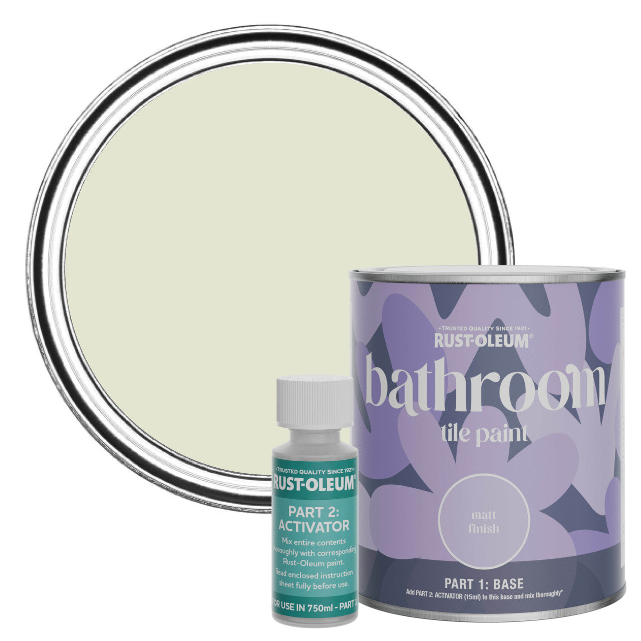 Rust-Oleum Beige Matt Bathroom Tile Paint - Oyster 750ml