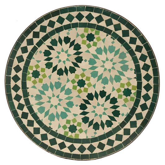 Beistelltisch Rund, Mosaiktisch
