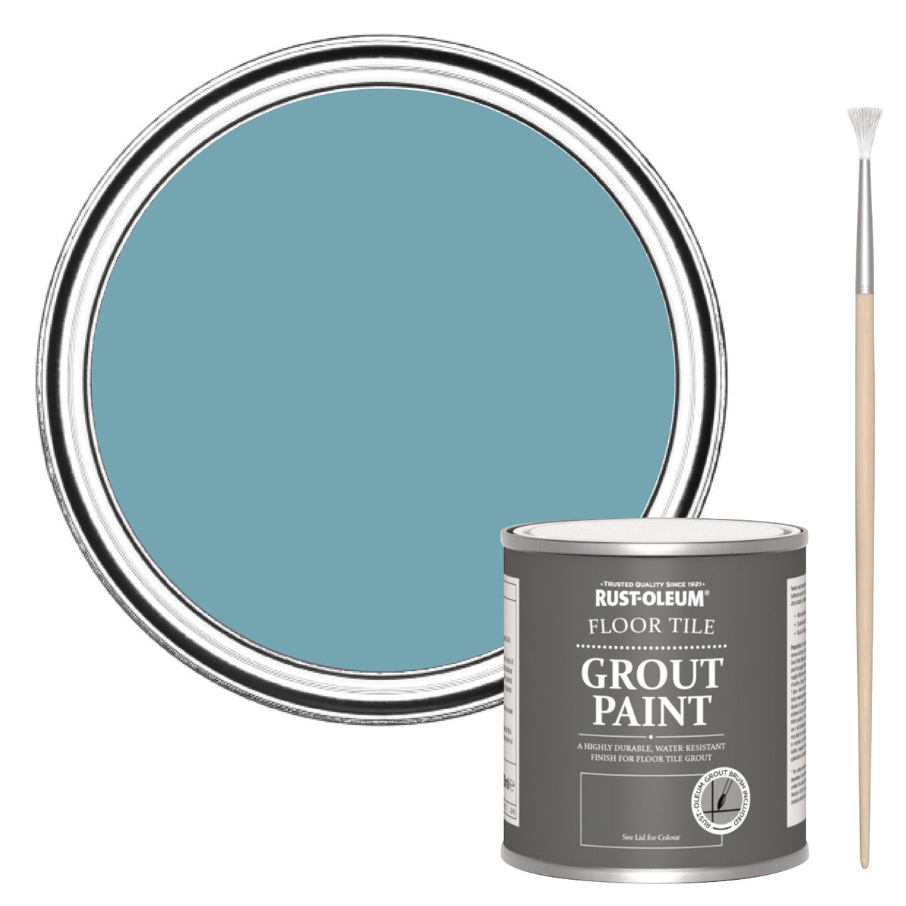 Rust-Oleum Blue Floor Grout Paint - Belgrave 250ml