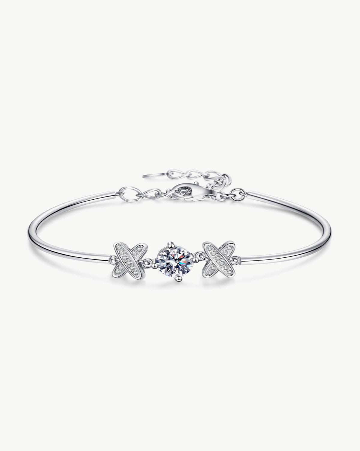 1 Carat Diamond Charm Bracelet - Happy State of Mind
