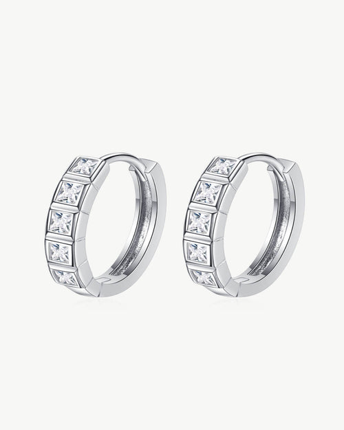 0.8 Carat Diamond Hoop Earrings - Always Chic - MASON TENNIS™