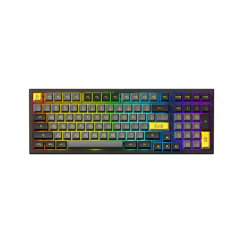 Black & Gold PC98B Plus - Akko CS Crystal Wine Red