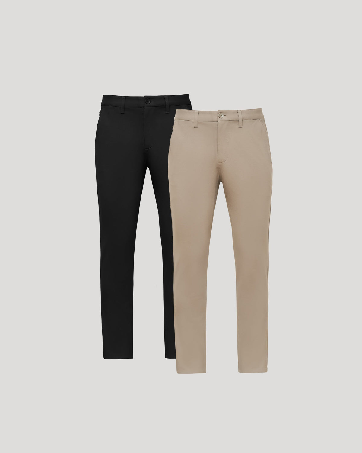 True Classic Black & Khaki Slim Chino Pants 2-Pack | 30