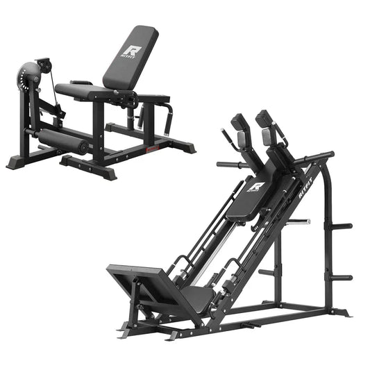 RitFit Ultimate Beintrainings-Set mit Gazelle und PLC01 - Schwarz / Schwarz