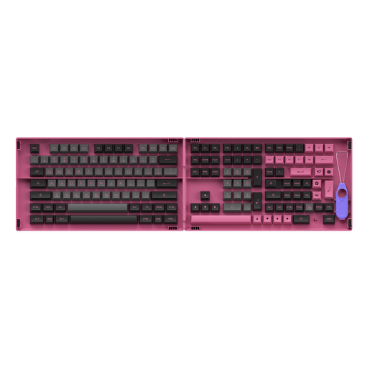 Black & Rose Keycap Set(197-Key)