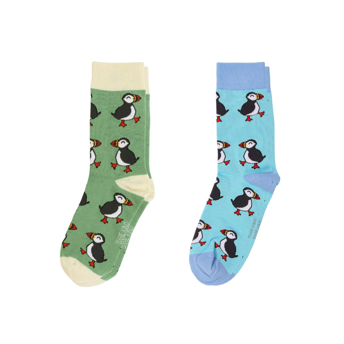 Blue & Green Puffin Bundle of 2 | UK Adult 4-7