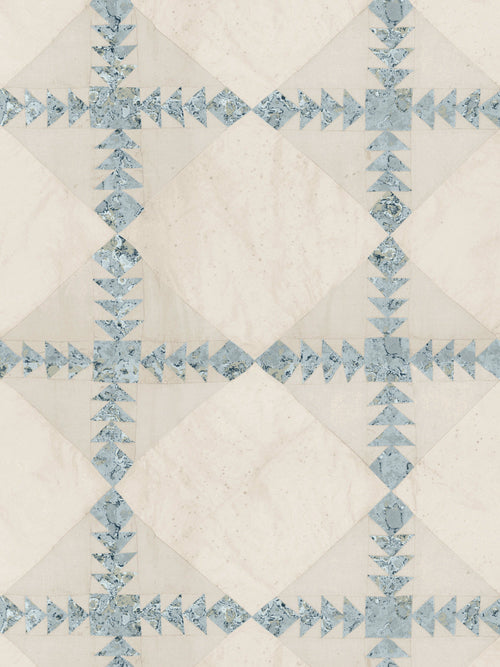 'Borden' Wallpaper by Nathan Turner - Aqua - Removable / 26 in. x 4.5 ft.