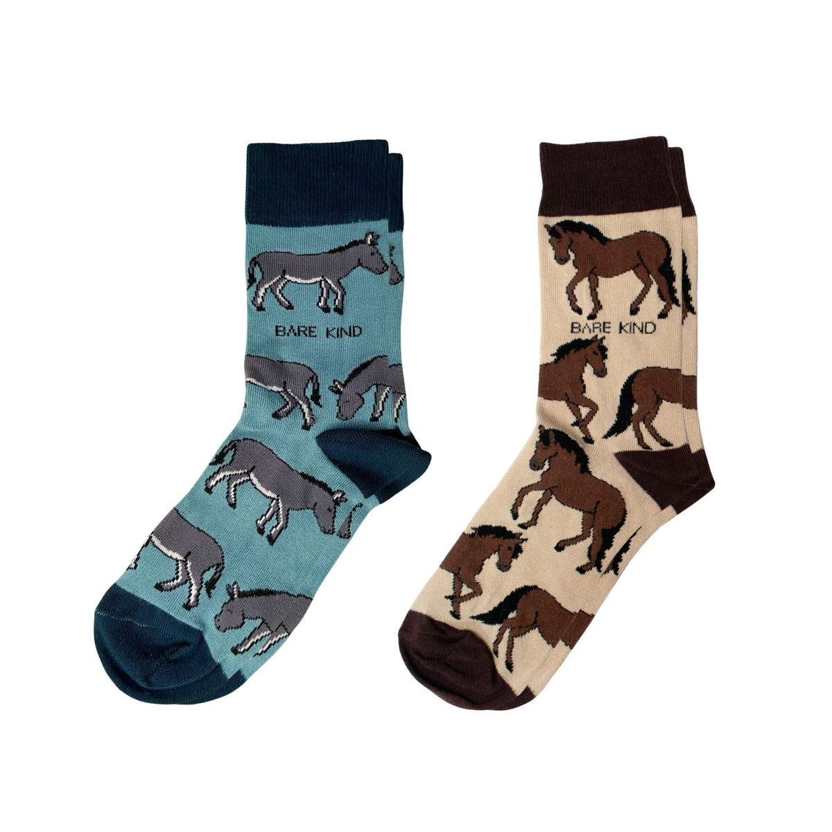Equine Bamboo Socks Bundle of 2 | UK Adult 7-11