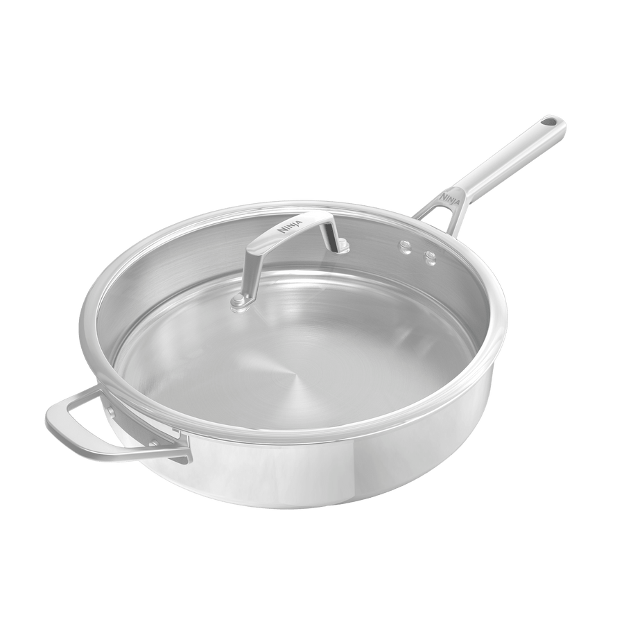 Ninja EverClad Stainless Steel 26cm Saute Pan [] in Silver | C90126DE | by SharkNinja