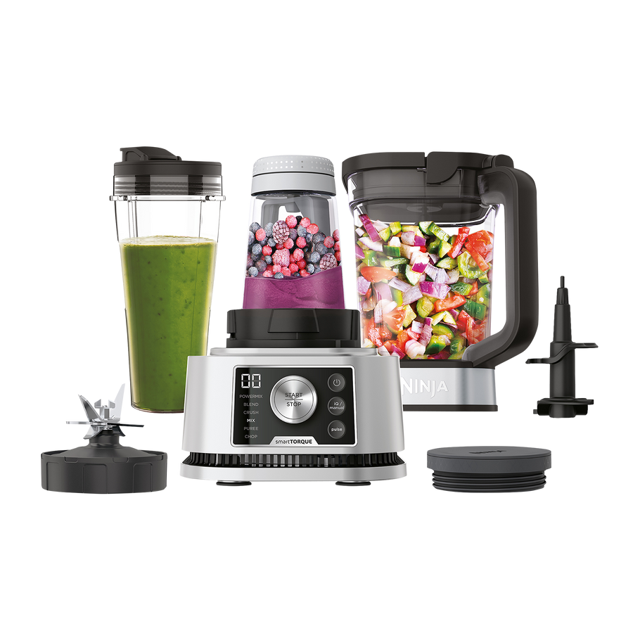 Ninja Foodi Power Nutri Blender 3-in-1 with Smart Torque & Auto-iQ 1200W in Silver | CB350UK | by SharkNinja