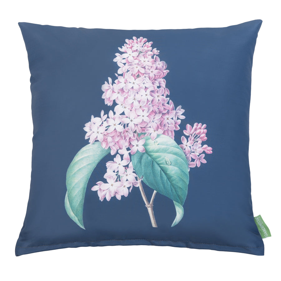 Water-Resistant Outdoor Floral Printed Scatter Cushion | Garden Decorative Pillow - Floral Blue