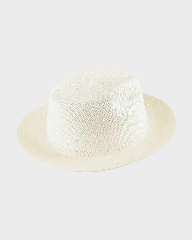 Vilebrequin - Natural Straw Panama Hat Solid - Hat - Charming - Beige - Size M