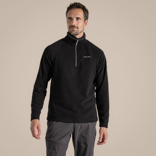 Craghoppers Men's Corey VI Half Zip Fleece | Black