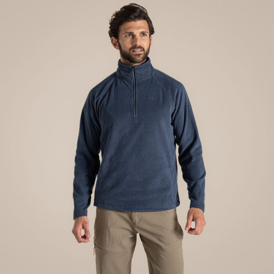 Craghoppers Men's Corey VI Half Zip Fleece | Blue Navy Marl