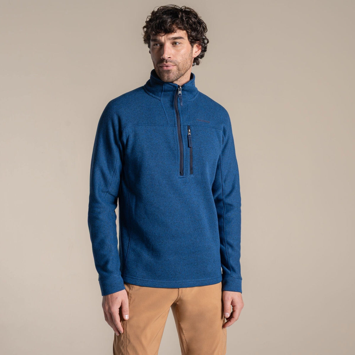 Craghoppers Men's Torney III Half Zip Fleece | Juniper Berry