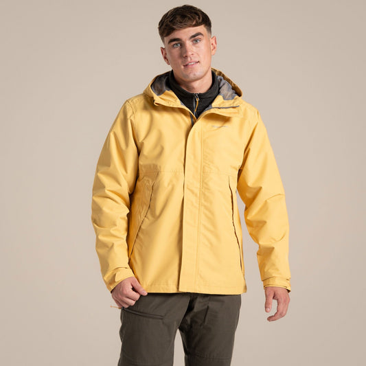 Craghoppers Men's Ossus Waterproof Jacket | Indian Yellow