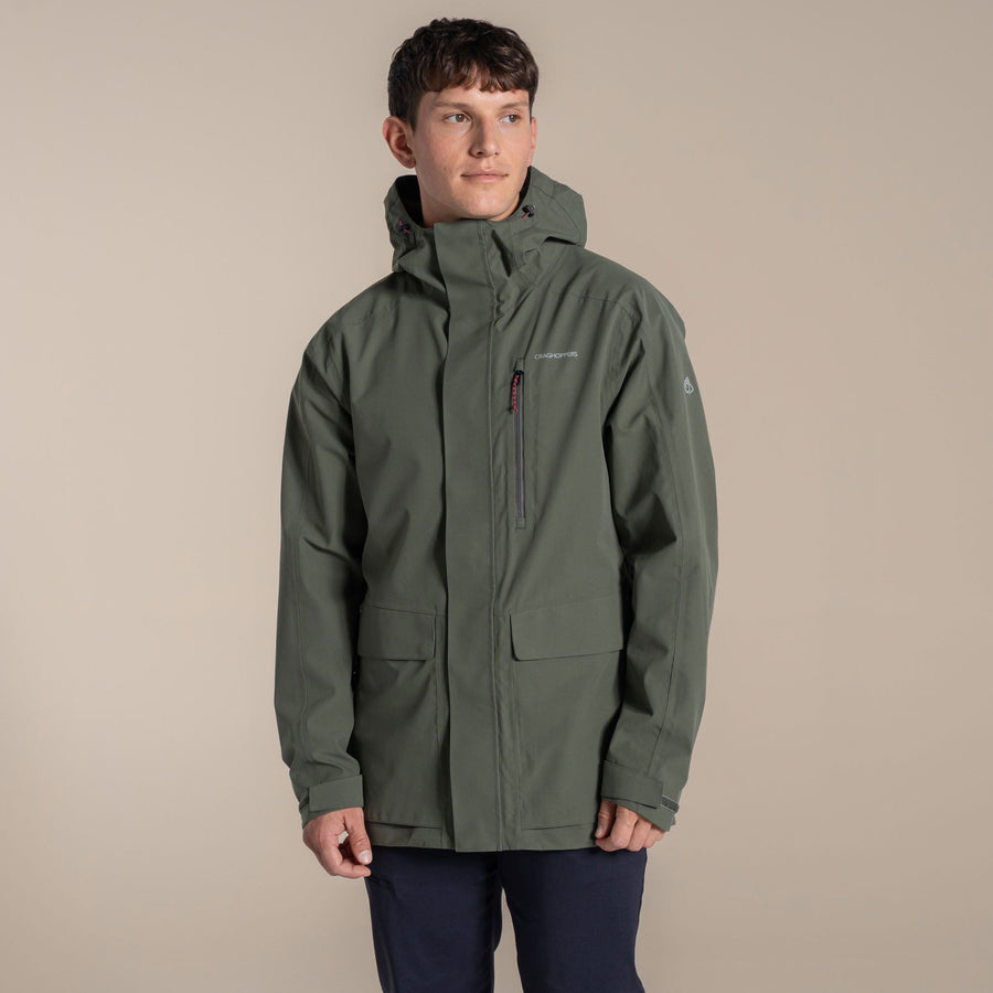Craghoppers Men's Lorton II Waterproof Jacket | Dark Sage
