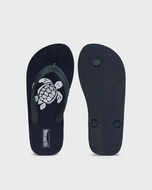 Vilebrequin - Kids Flip Flops Turtles - Shoes - Coppin - Blue - Size 37/38