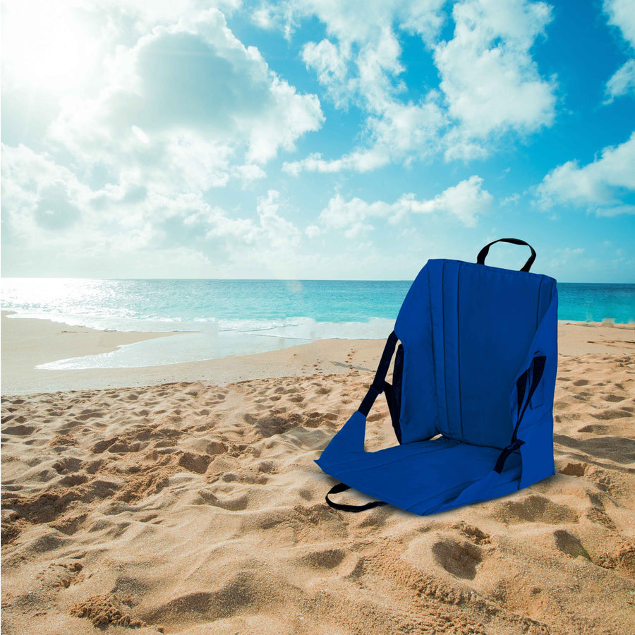 Outdoor Water Resistant Durable Camping Chair Folding Stadium seat Cushion - Blue