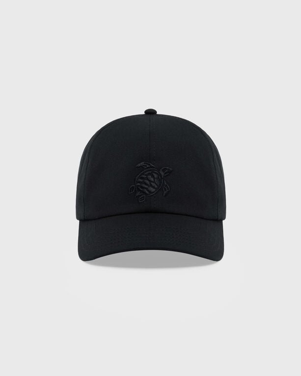 Vilebrequin - Solid Cap Turtle Embroidery - Caps - Capsun - Black - Size OSFA
